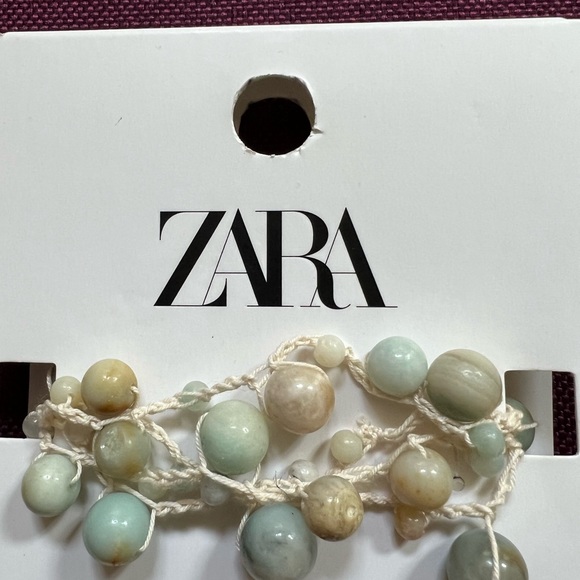 ZARA Beautiful Boho Bamboo Beaded & Threaded Jade Colored Lucky Bracelet🔥🔥🔥 - Picture 2 of 7